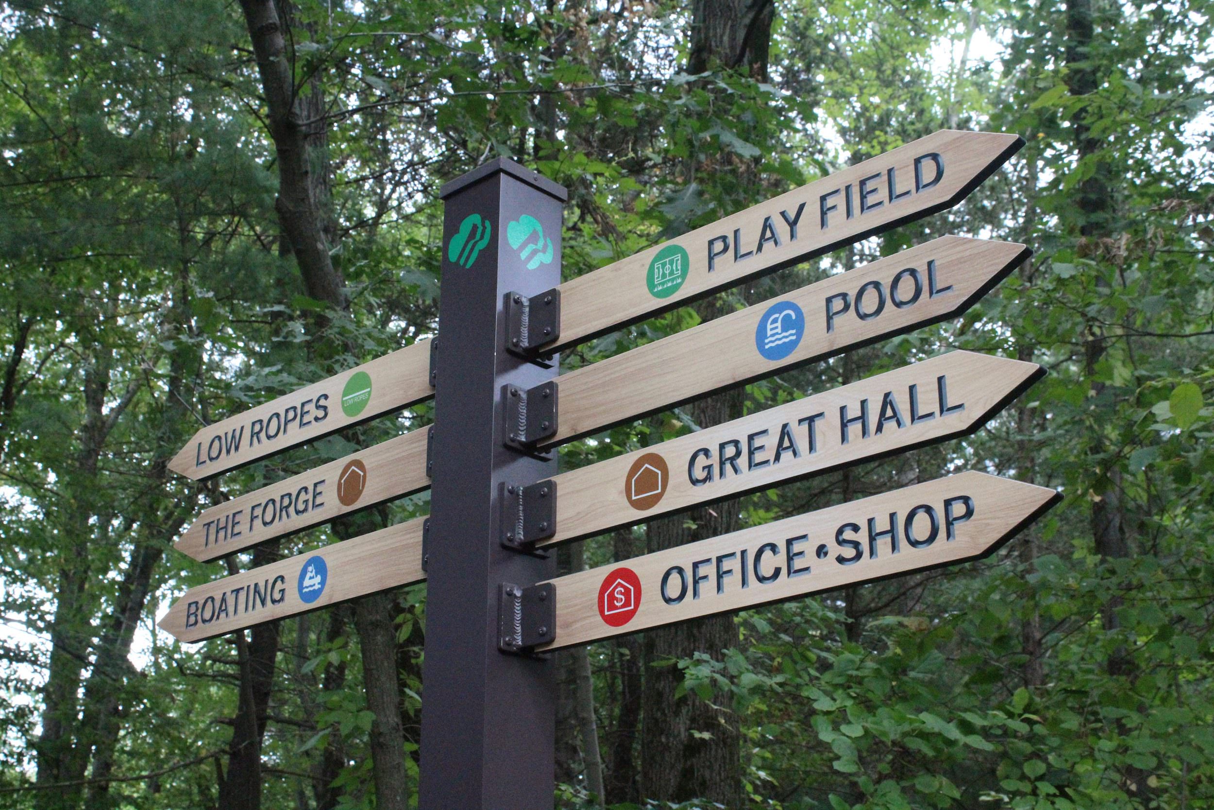 6GirlScoutsCampWayfindingArrowsSignage Offshoots