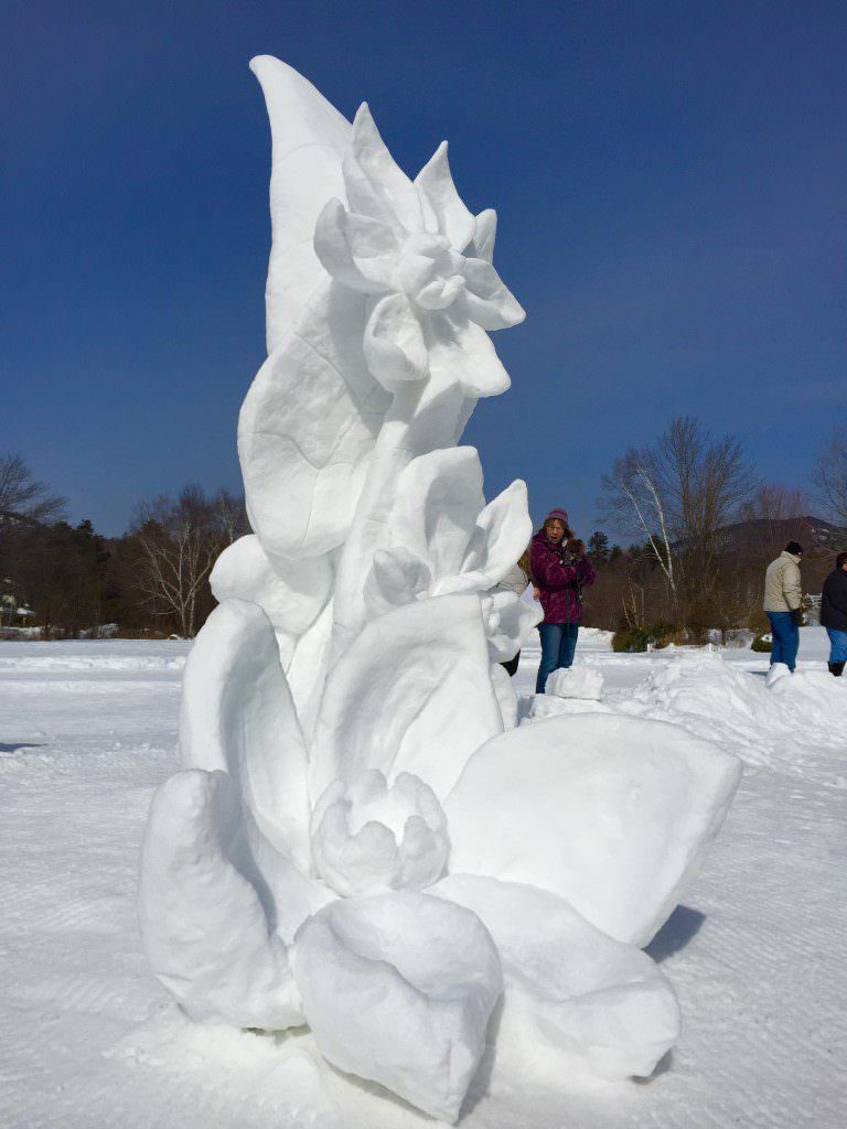 Offshoots 1st Place Snow Sculpting Joe Shafner Jackson NH